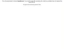 Tablet Screenshot of bucards.com